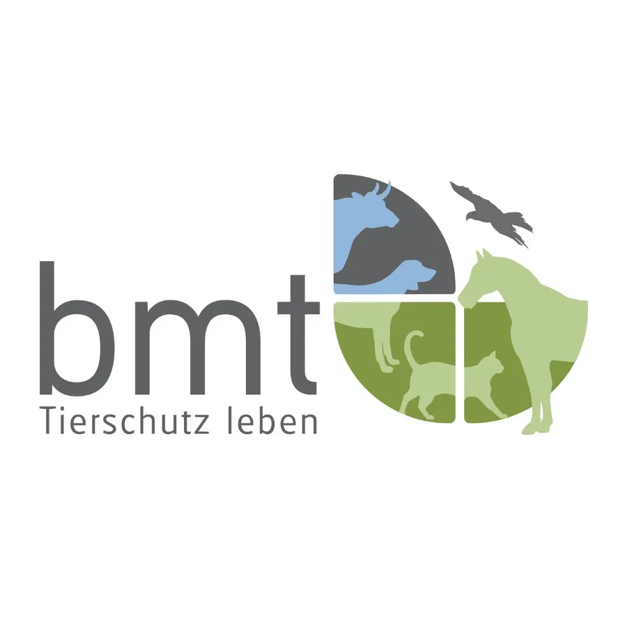 Logo vom Bund gegen Missbrauch der Tiere (bmt)